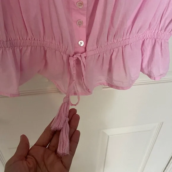 Simply Southern Pink Sleeveless Top - Size Large - Picture 9 of 11